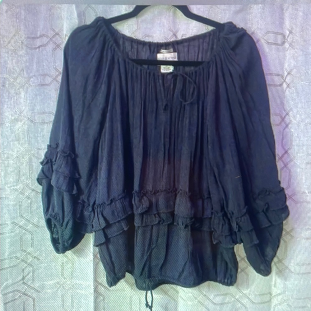 Elegant Black Women's Top